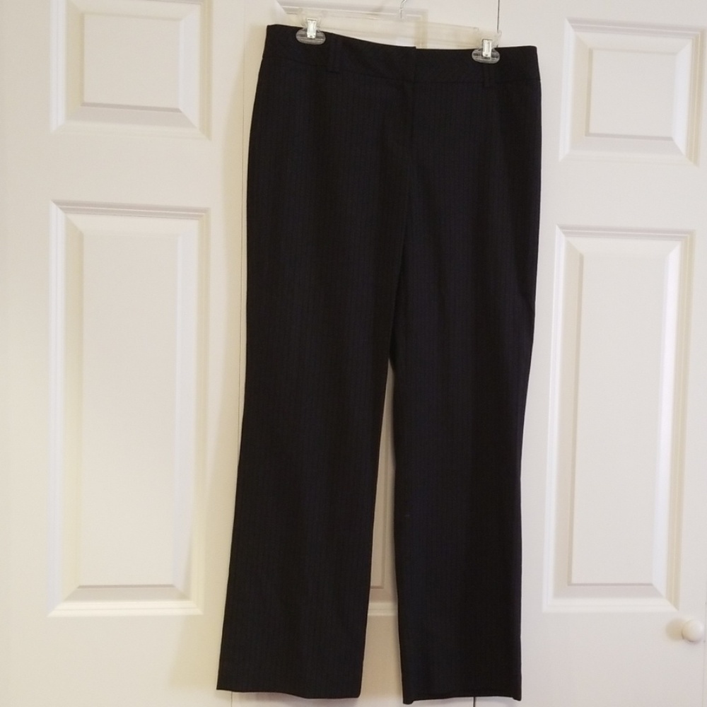 Alfani Black with Pinstripes Pants 10P